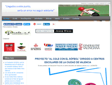 Tablet Screenshot of clubsofbolfenixvalencia.com